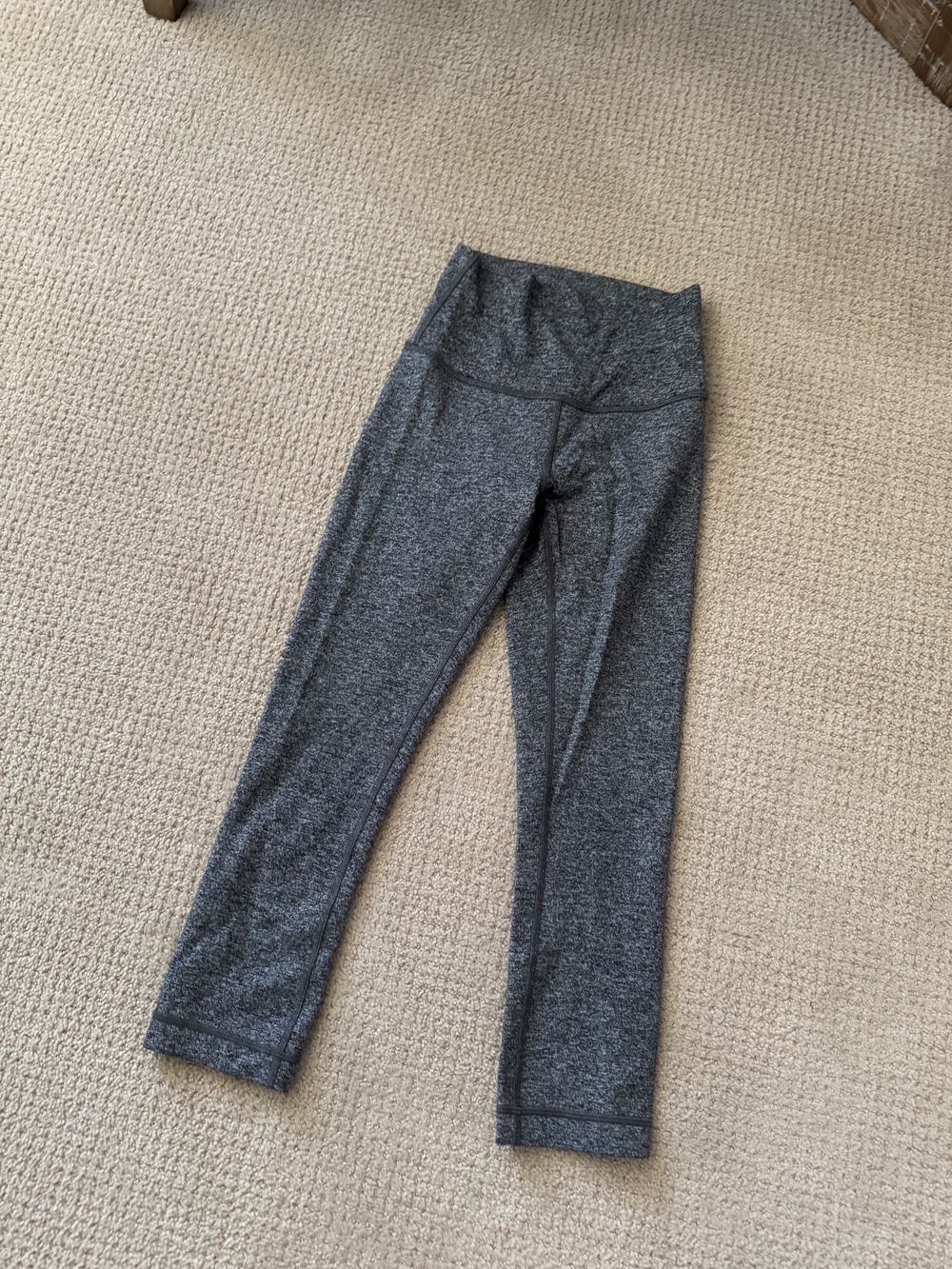 lululemon athletica Heathered Dark Gray High-Rise Leggings